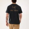 Kragg SL Cotton Bird Word Shirt SS Herren