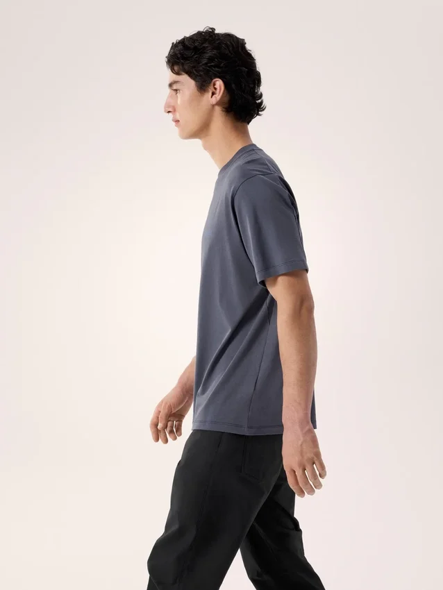 Kragg SL Cotton Bird Word Shirt SS Herren