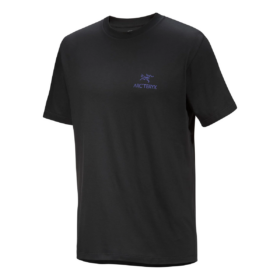 Kragg SL Cotton Bird Word T-Shirt „Black Purple“