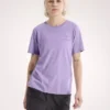 Kragg SL Cotton Emblem Crew Shirt SS Damen
