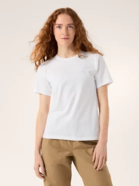 Kragg SL Cotton Emblem Crew Shirt SS Damen