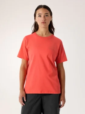 Kragg SL Cotton Emblem Crew Shirt SS Damen