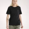 Kragg SL Cotton Emblem Crew Shirt SS Damen