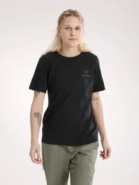 Kragg SL Cotton Emblem Crew Shirt SS Damen