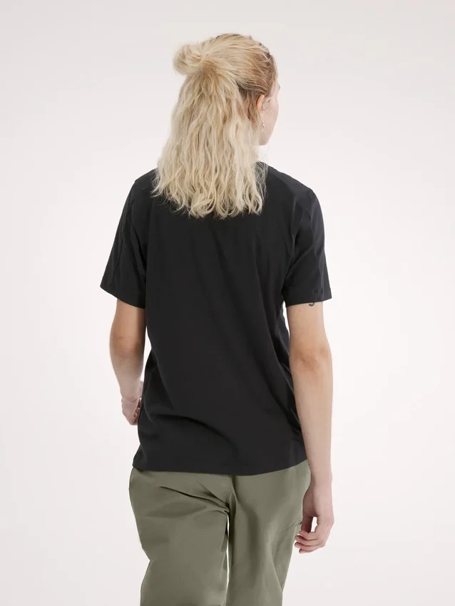 Kragg SL Cotton Emblem Crew Shirt SS Damen