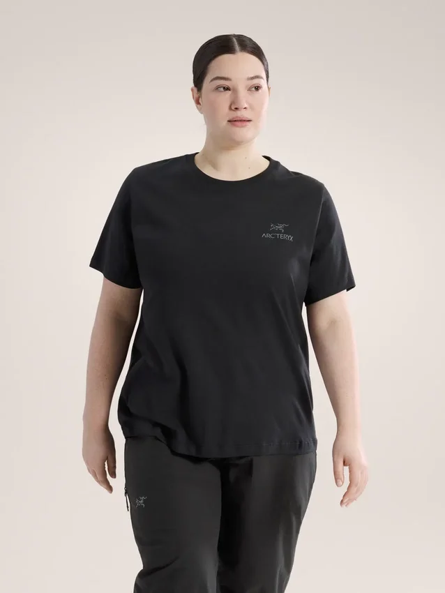 Kragg SL Cotton Emblem Crew Shirt SS Damen