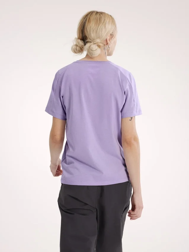 Kragg SL Cotton Emblem Crew Shirt SS Damen