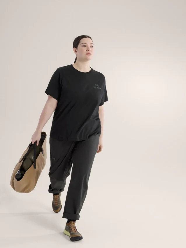 Kragg SL Cotton Emblem Crew Shirt SS Damen