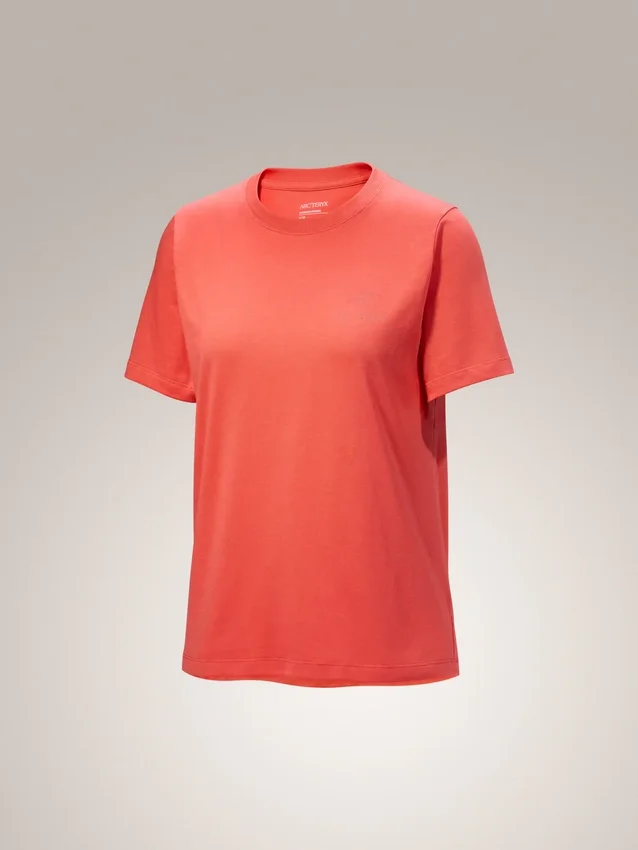 Kragg SL Cotton Emblem Crew Shirt SS Damen