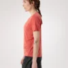 Lana Merinowolle-Crew-Shirt SS für Damen