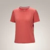 Lana Merinowolle-Crew-Shirt SS für Damen