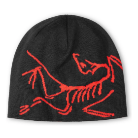 Leichte Mütze mit Bird Head „Schwarz-Rot“