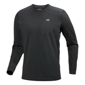 Rho LT T-Shirt mit Rundhalsausschnitt „Black“