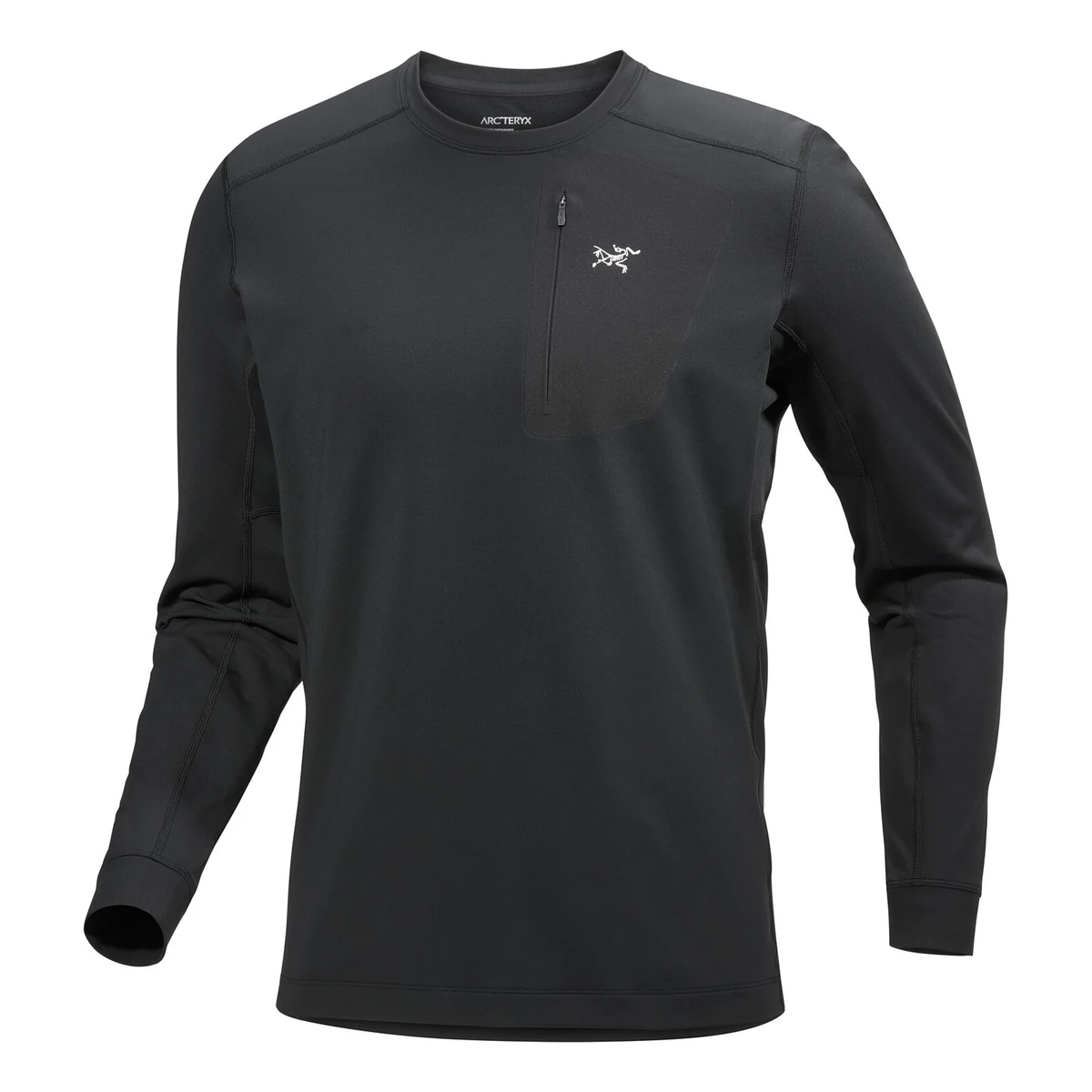 Rho LT T-Shirt mit Rundhalsausschnitt „Black“