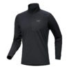 Rho LT Zip Neck Top „Black“