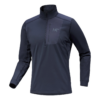 Rho LT Zip Neck Top „Blue“