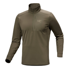 Rho LT Zip Neck Top „Grün“
