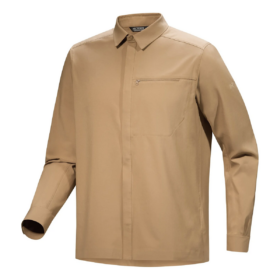 Skyline Langarm-Shirt „Brown“