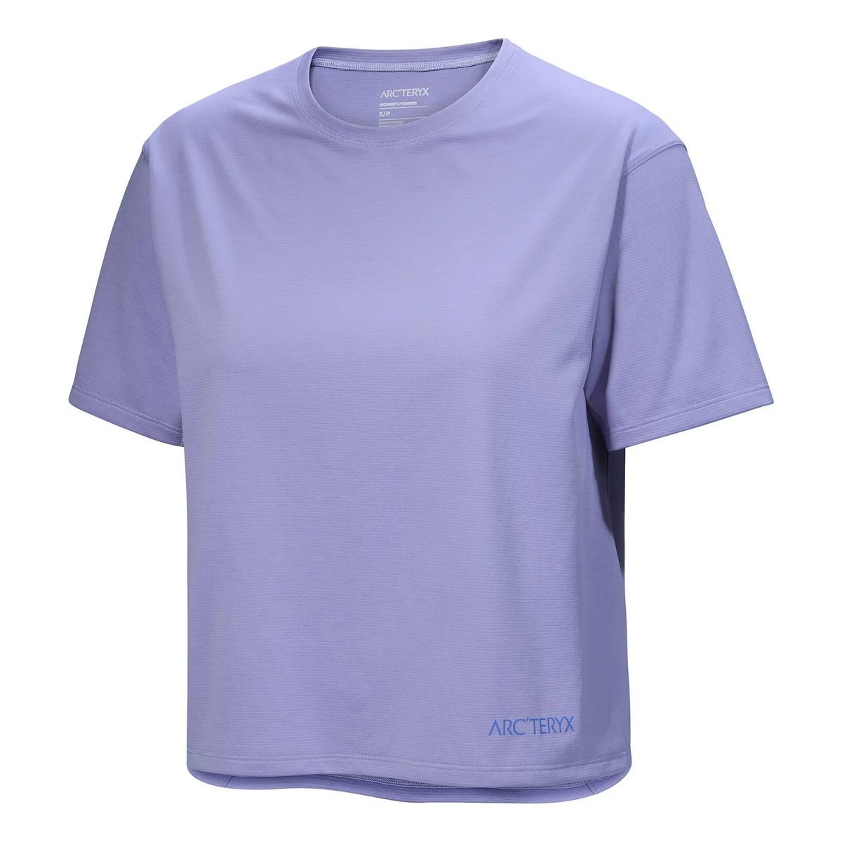 Taema Crop-Logo-T-Shirt „Purple“