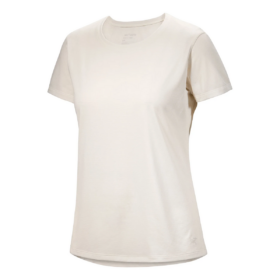 Taema T-Shirt mit Rundhalsausschnitt „Natural White“