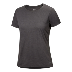 Taema T-Shirt mit Rundhalsausschnitt „Schwarz“